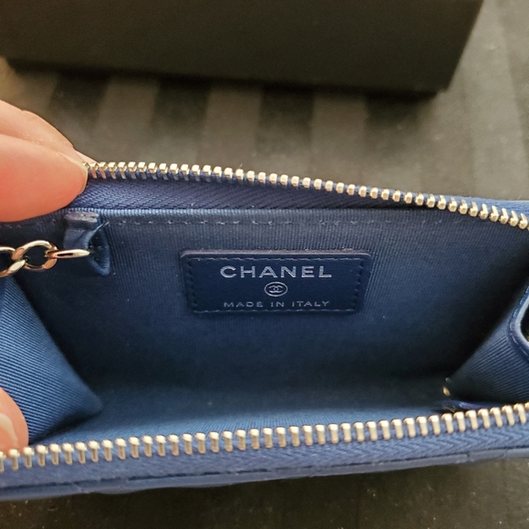 💕Traded💕CHANEL Lambskin Keyholder Card Holder - Picture 4 of 9